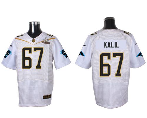 Nike Panthers #67 Ryan Kalil White 2016 Pro Bowl Men's Stitched NFL Elite Jersey Nike Panthers #67 Ryan Kalil White 2016 Pro Bowl Men's Stitched NFL Elite Jersey