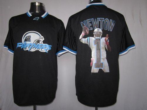 Nike Panthers #1 Cam Newton Black Men's NFL Game All Star Fashion Jersey Nike Panthers #1 Cam Newton Black Men's NFL Game All Star Fashion Jersey
