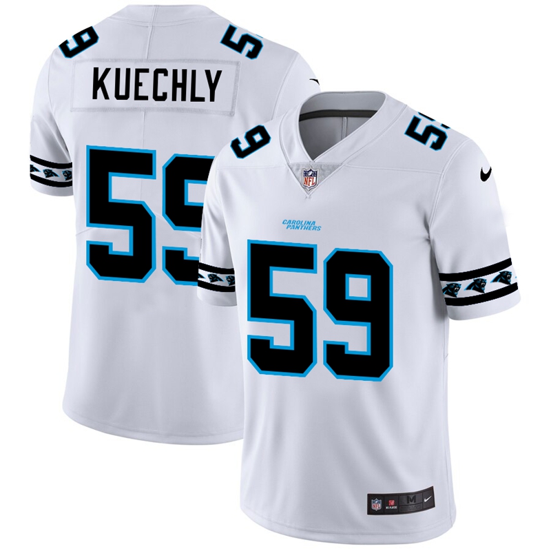 Carolina Panthers #59 Luke Kuechly Nike White Team Logo Vapor Limited NFL Jersey Carolina Panthers #59 Luke Kuechly Nike White Team Logo Vapor Limited NFL Jersey