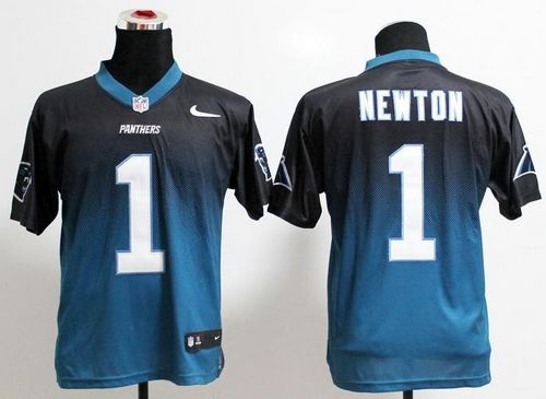 Nike Panthers #1 Cam Newton Black/Blue Men's Stitched NFL Elite Fadeaway Fashion Jersey Nike Panthers #1 Cam Newton Black/Blue Men's Stitched NFL Elite Fadeaway Fashion Jersey