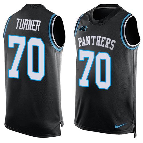 Nike Panthers #70 Trai Turner Black Team Color Men's Stitched NFL Limited Tank Top Jersey Nike Panthers #70 Trai Turner Black Team Color Men's Stitched NFL Limited Tank Top Jersey
