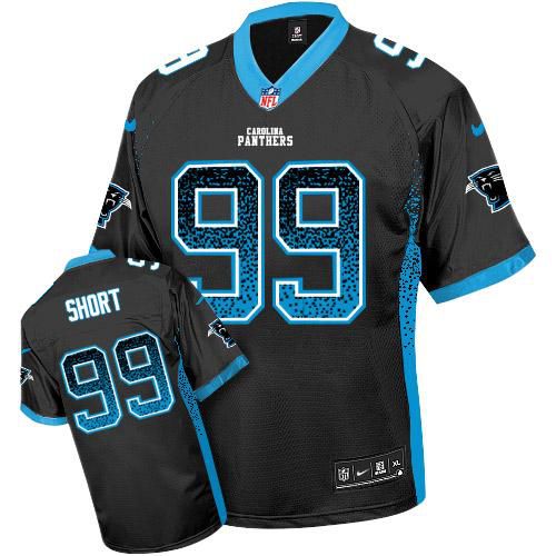 Nike Panthers #99 Kawann Short Black Team Color Men's Stitched NFL Elite Drift Fashion Jersey Nike Panthers #99 Kawann Short Black Team Color Men's Stitched NFL Elite Drift Fashion Jersey