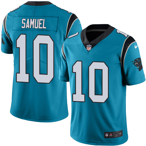 Nike Panthers #10 Curtis Samuel Blue Alternate Men's Stitched NFL Vapor Untouchable Limited Jersey Nike Panthers #10 Curtis Samuel Blue Alternate Men's Stitched NFL Vapor Untouchable Limited Jersey