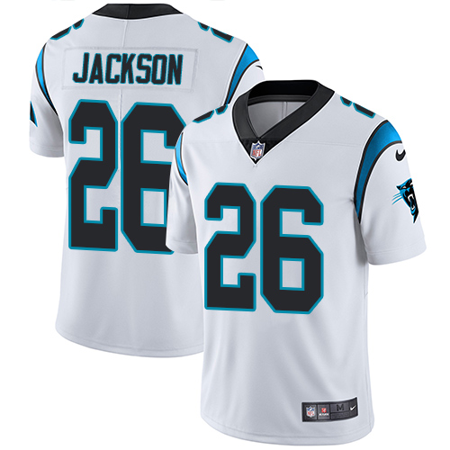 Nike Panthers #26 Donte Jackson White Men's Stitched NFL Vapor Untouchable Limited Jersey Nike Panthers #26 Donte Jackson White Men's Stitched NFL Vapor Untouchable Limited Jersey