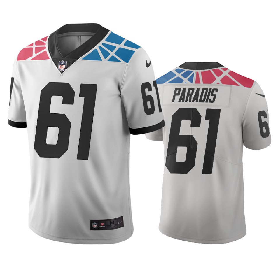Carolina Panthers #61 Matt Paradis White Vapor Limited City Edition NFL Jersey Carolina Panthers #61 Matt Paradis White Vapor Limited City Edition NFL Jersey