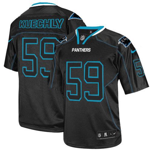 Nike Panthers #59 Luke Kuechly Lights Out Black Men's Stitched NFL Elite Jersey Nike Panthers #59 Luke Kuechly Lights Out Black Men's Stitched NFL Elite Jersey