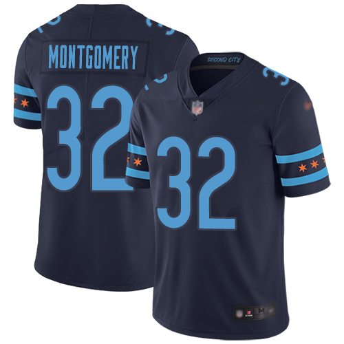 Nike Bears #32 David Montgomery Navy Blue Team Color Men's Stitched NFL Limited City Edition Jersey Nike Bears #32 David Montgomery Navy Blue Team Color Men's Stitched NFL Limited City Edition Jersey