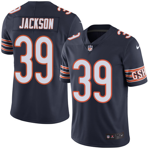 Nike Bears #39 Eddie Jackson Navy Blue Team Color Men's Stitched NFL Vapor Untouchable Limited Jersey Nike Bears #39 Eddie Jackson Navy Blue Team Color Men's Stitched NFL Vapor Untouchable Limited Jersey