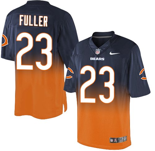 Nike Bears #23 Kyle Fuller Navy Blue/Orange Men's Stitched NFL Elite Fadeaway Fashion Jersey Nike Bears #23 Kyle Fuller Navy Blue/Orange Men's Stitched NFL Elite Fadeaway Fashion Jersey