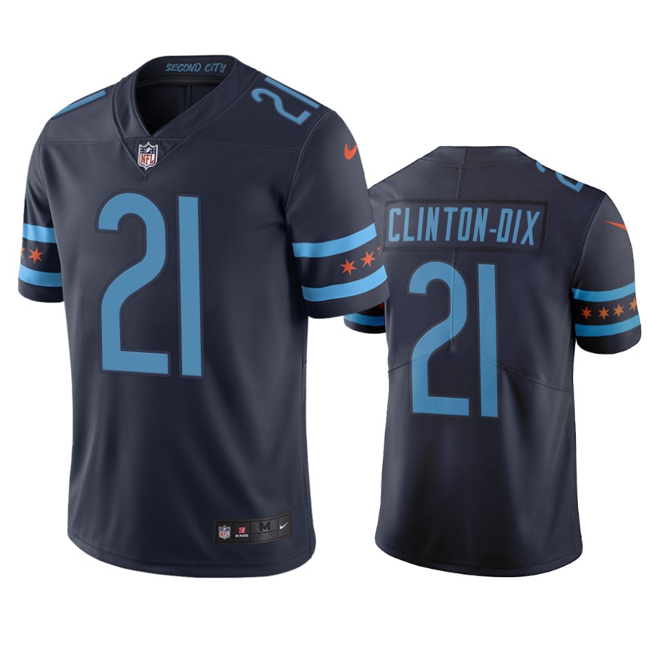 Chicago Bears #21 Ha Ha Clinton-Dix Navy Vapor Limited City Edition NFL Jersey Chicago Bears #21 Ha Ha Clinton-Dix Navy Vapor Limited City Edition NFL Jersey
