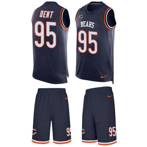 Nike Bears #95 Richard Dent Navy Blue Team Color Men's Stitched NFL Limited Tank Top Suit Jersey Nike Bears #95 Richard Dent Navy Blue Team Color Men's Stitched NFL Limited Tank Top Suit Jersey