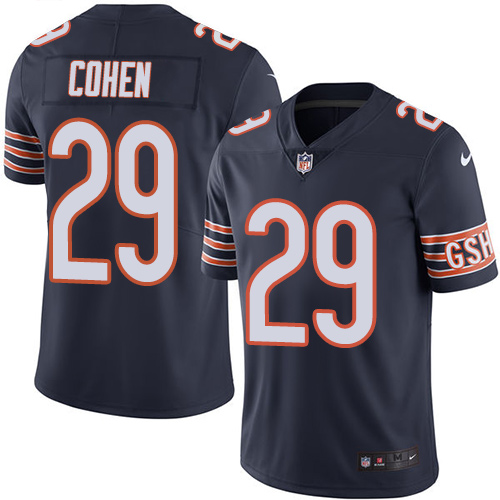 Nike Bears #29 Tarik Cohen Navy Blue Team Color Men's Stitched NFL Vapor Untouchable Limited Jersey Nike Bears #29 Tarik Cohen Navy Blue Team Color Men's Stitched NFL Vapor Untouchable Limited Jersey