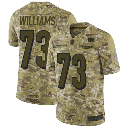 Nike Bengals #73 Jonah Williams Camo Men's Stitched NFL Limited 2018 Salute To Service Jersey Nike Bengals #73 Jonah Williams Camo Men's Stitched NFL Limited 2018 Salute To Service Jersey