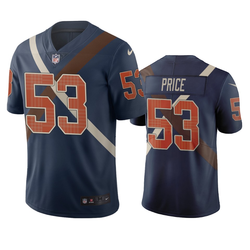 Cincinnati Bengals #53 Billy Price Navy Vapor Limited City Edition NFL Jersey Cincinnati Bengals #53 Billy Price Navy Vapor Limited City Edition NFL Jersey