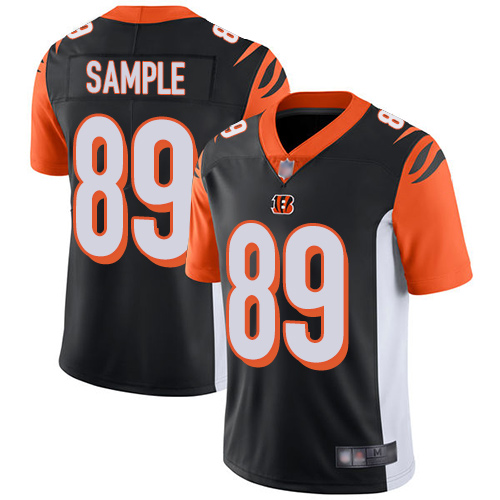 Nike Bengals #89 Drew Sample Black Team Color Men's Stitched NFL Vapor Untouchable Limited Jersey Nike Bengals #89 Drew Sample Black Team Color Men's Stitched NFL Vapor Untouchable Limited Jersey