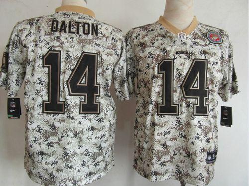 Nike Bengals #14 Andy Dalton Camo Men's Stitched NFL Elite USMC Jersey Nike Bengals #14 Andy Dalton Camo Men's Stitched NFL Elite USMC Jersey