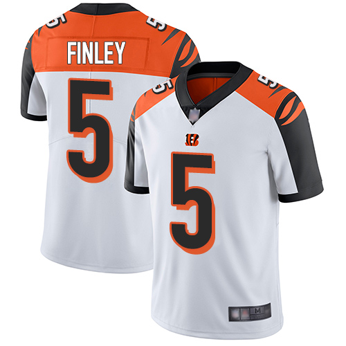 Nike Bengals #5 Ryan Finley White Men's Stitched NFL Vapor Untouchable Limited Jersey Nike Bengals #5 Ryan Finley White Men's Stitched NFL Vapor Untouchable Limited Jersey