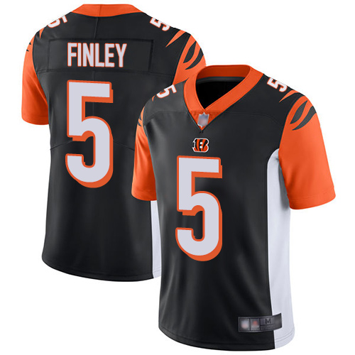 Nike Bengals #5 Ryan Finley Black Team Color Men's Stitched NFL Vapor Untouchable Limited Jersey Nike Bengals #5 Ryan Finley Black Team Color Men's Stitched NFL Vapor Untouchable Limited Jersey