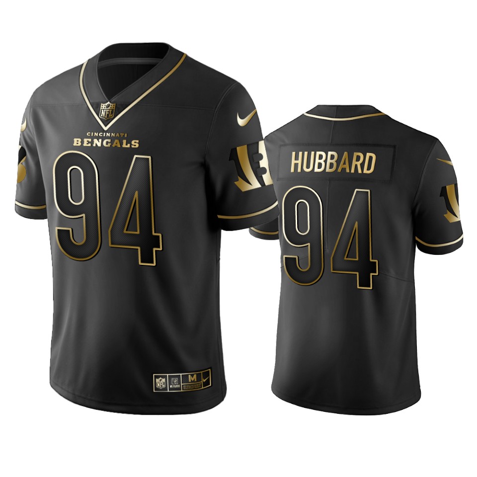Bengals #94 Sam Hubbard Men's Stitched NFL Vapor Untouchable Limited Black Golden Jersey Bengals #94 Sam Hubbard Men's Stitched NFL Vapor Untouchable Limited Black Golden Jersey