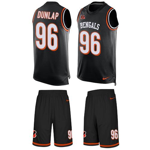 Nike Bengals #96 Carlos Dunlap Black Team Color Men's Stitched NFL Limited Tank Top Suit Jersey Nike Bengals #96 Carlos Dunlap Black Team Color Men's Stitched NFL Limited Tank Top Suit Jersey