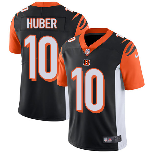 Nike Bengals #10 Kevin Huber Black Team Color Men's Stitched NFL Vapor Untouchable Limited Jersey Nike Bengals #10 Kevin Huber Black Team Color Men's Stitched NFL Vapor Untouchable Limited Jersey