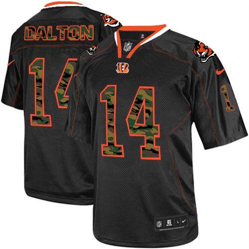 Nike Bengals #14 Andy Dalton Black Men's Stitched NFL Elite Camo Fashion Jersey Nike Bengals #14 Andy Dalton Black Men's Stitched NFL Elite Camo Fashion Jersey