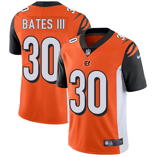 Nike Bengals #30 Jessie Bates III Orange Alternate Men's Stitched NFL Vapor Untouchable Limited Jersey Nike Bengals #30 Jessie Bates III Orange Alternate Men's Stitched NFL Vapor Untouchable Limited Jersey