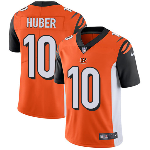 Nike Bengals #10 Kevin Huber Orange Alternate Men's Stitched NFL Vapor Untouchable Limited Jersey Nike Bengals #10 Kevin Huber Orange Alternate Men's Stitched NFL Vapor Untouchable Limited Jersey