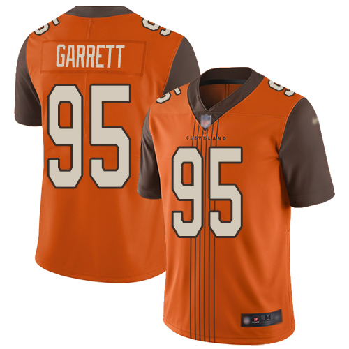 Nike Browns #95 Myles Garrett Orange Alternate Men's Stitched NFL Limited City Edition Jersey Nike Browns #95 Myles Garrett Orange Alternate Men's Stitched NFL Limited City Edition Jersey