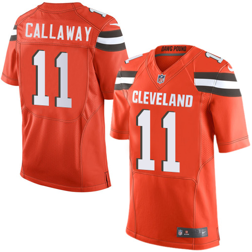 Nike Browns #11 Antonio Callaway Orange Alternate Men's Stitched NFL Elite Jersey Nike Browns #11 Antonio Callaway Orange Alternate Men's Stitched NFL Elite Jersey