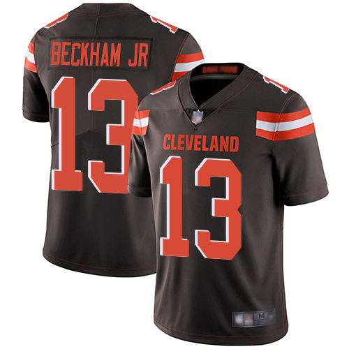 Nike Browns #13 Odell Beckham Jr Brown Team Color Men's Stitched NFL Vapor Untouchable Limited Jersey Nike Browns #13 Odell Beckham Jr Brown Team Color Men's Stitched NFL Vapor Untouchable Limited Jersey