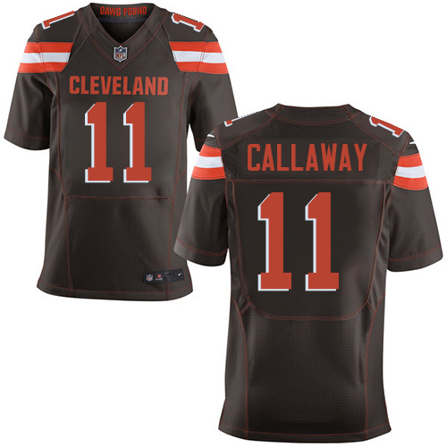 Nike Browns #11 Antonio Callaway Brown Team Color Men's Stitched NFL Elite Jersey Nike Browns #11 Antonio Callaway Brown Team Color Men's Stitched NFL Elite Jersey