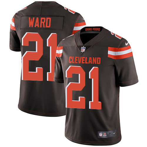 Nike Browns #21 Denzel Ward Brown Team Color Men's Stitched NFL Vapor Untouchable Limited Jersey Nike Browns #21 Denzel Ward Brown Team Color Men's Stitched NFL Vapor Untouchable Limited Jersey
