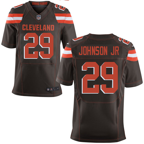 Nike Browns #29 Duke Johnson Jr Brown Team Color Men's Stitched NFL New Elite Jersey Nike Browns #29 Duke Johnson Jr Brown Team Color Men's Stitched NFL New Elite Jersey