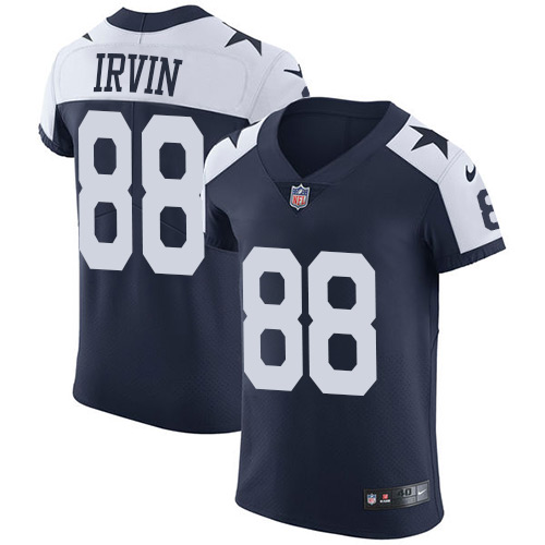 Nike Cowboys #88 Michael Irvin Navy Blue Thanksgiving Men's Stitched NFL Vapor Untouchable Throwback Elite Jersey Nike Cowboys #88 Michael Irvin Navy Blue Thanksgiving Men's Stitched NFL Vapor Untouchable Throwback Elite Jersey