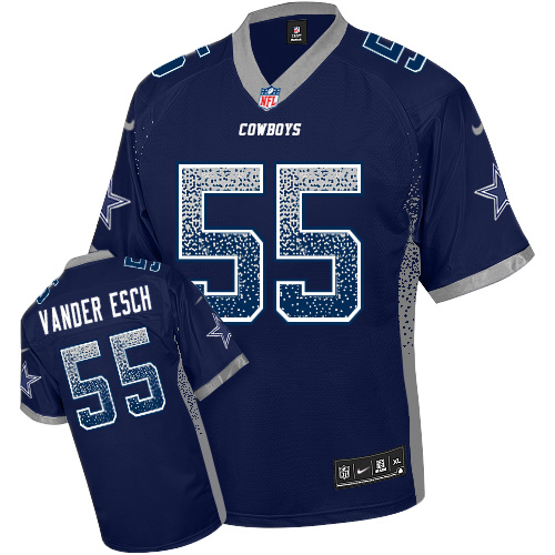 Nike Cowboys #55 Leighton Vander Esch Navy Blue Team Color Men's Stitched NFL Elite Drift Fashion Jersey Nike Cowboys #55 Leighton Vander Esch Navy Blue Team Color Men's Stitched NFL Elite Drift Fashion Jersey