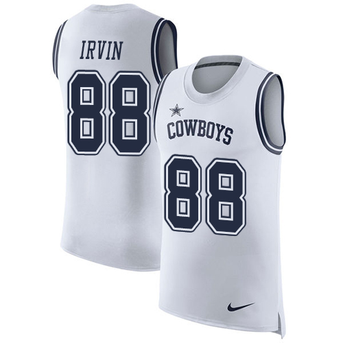 Nike Cowboys #88 Michael Irvin White Men's Stitched NFL Limited Rush Tank Top Jersey Nike Cowboys #88 Michael Irvin White Men's Stitched NFL Limited Rush Tank Top Jersey