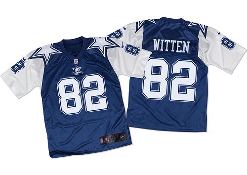 Nike Cowboys #82 Jason Witten Navy Blue/White Throwback Men's Stitched NFL Elite Jersey Nike Cowboys #82 Jason Witten Navy Blue/White Throwback Men's Stitched NFL Elite Jersey