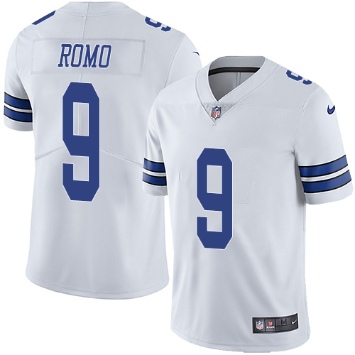 Nike Cowboys #9 Tony Romo White Men's Stitched NFL Vapor Untouchable Limited Jersey Nike Cowboys #9 Tony Romo White Men's Stitched NFL Vapor Untouchable Limited Jersey