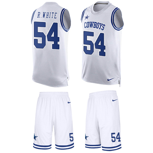 Nike Cowboys #54 Randy White White Men's Stitched NFL Limited Tank Top Suit Jersey Nike Cowboys #54 Randy White White Men's Stitched NFL Limited Tank Top Suit Jersey