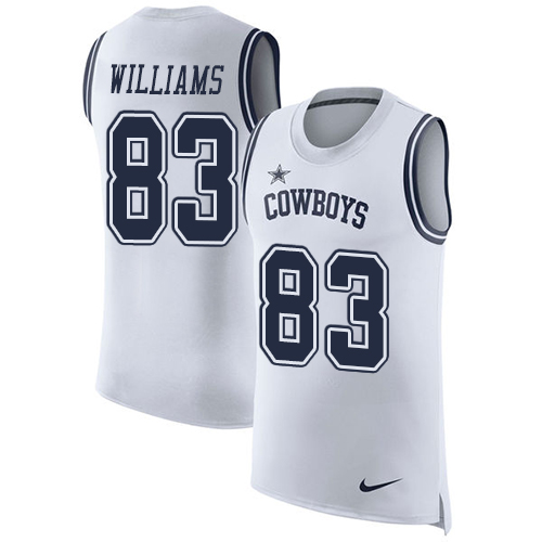 Nike Cowboys #83 Terrance Williams White Men's Stitched NFL Limited Rush Tank Top Jersey Nike Cowboys #83 Terrance Williams White Men's Stitched NFL Limited Rush Tank Top Jersey