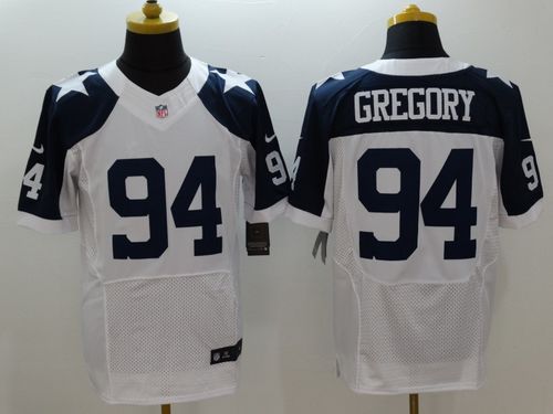 Nike Cowboys #94 Randy Gregory White Thanksgiving Throwback Men's Stitched NFL Elite Jersey Nike Cowboys #94 Randy Gregory White Thanksgiving Throwback Men's Stitched NFL Elite Jersey
