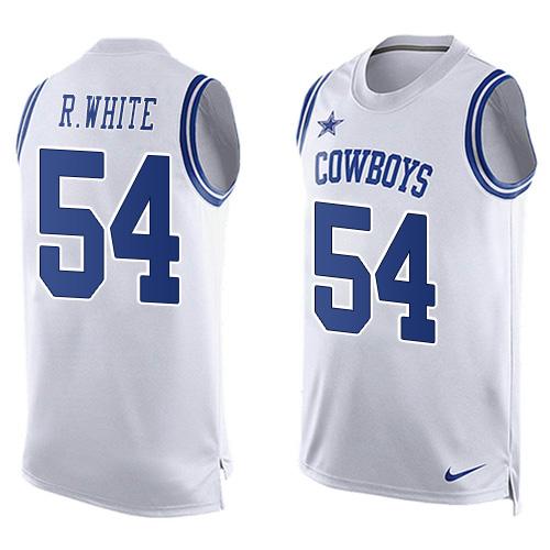 Nike Cowboys #54 Randy White White Men's Stitched NFL Limited Tank Top Jersey Nike Cowboys #54 Randy White White Men's Stitched NFL Limited Tank Top Jersey