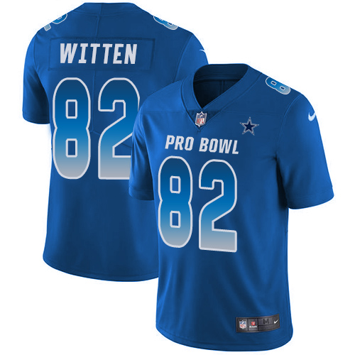 Nike Cowboys #82 Jason Witten Royal Men's Stitched NFL Limited NFC 2018 Pro Bowl Jersey Nike Cowboys #82 Jason Witten Royal Men's Stitched NFL Limited NFC 2018 Pro Bowl Jersey