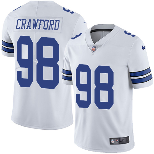 Nike Cowboys #98 Tyrone Crawford White Men's Stitched NFL Vapor Untouchable Limited Jersey Nike Cowboys #98 Tyrone Crawford White Men's Stitched NFL Vapor Untouchable Limited Jersey