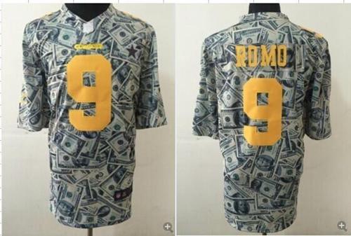 Nike Cowboys #9 Tony Romo Dollar Fashion Men's Stitched NFL Elite Jersey Nike Cowboys #9 Tony Romo Dollar Fashion Men's Stitched NFL Elite Jersey