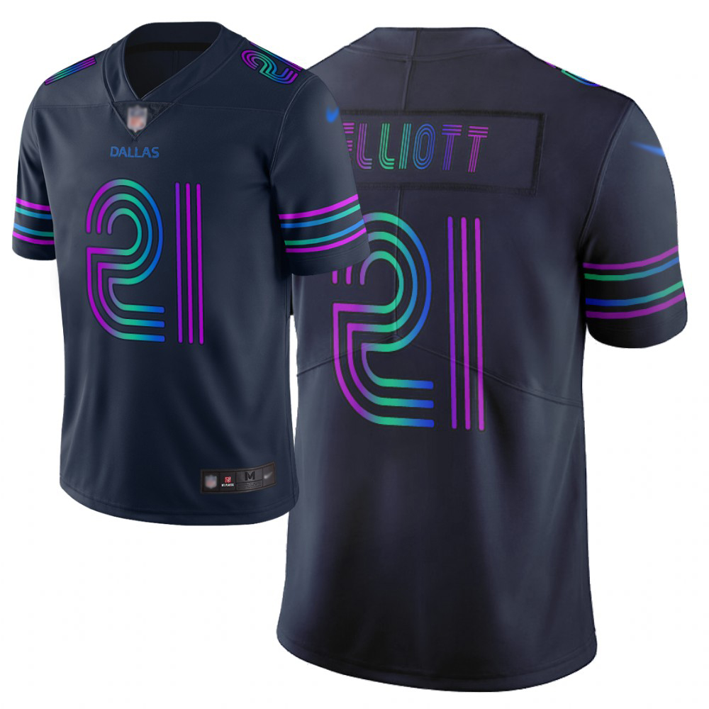 Nike Cowboys #21 Ezekiel Elliott Navy Men's Stitched NFL Limited City Edition Jersey Nike Cowboys #21 Ezekiel Elliott Navy Men's Stitched NFL Limited City Edition Jersey