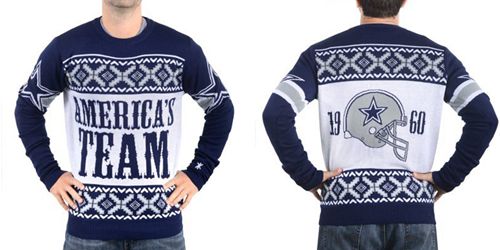 Nike Cowboys Men's Ugly Sweater Nike Cowboys Men's Ugly Sweater