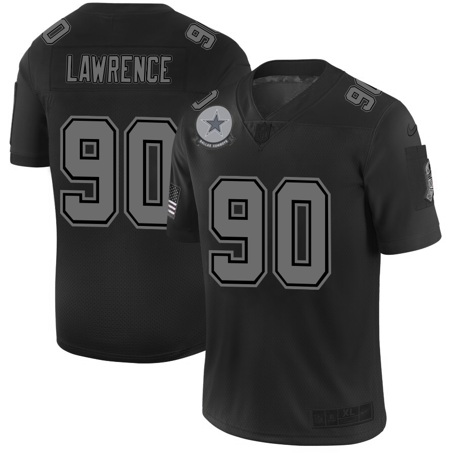 Dallas Cowboys #90 Demarcus Lawrence Men's Nike Black 2019 Salute to Service Limited Stitched NFL Jersey Dallas Cowboys #90 Demarcus Lawrence Men's Nike Black 2019 Salute to Service Limited Stitched NFL Jersey