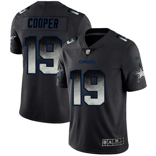 Nike Cowboys #19 Amari Cooper Black Men's Stitched NFL Vapor Untouchable Limited Smoke Fashion Jersey Nike Cowboys #19 Amari Cooper Black Men's Stitched NFL Vapor Untouchable Limited Smoke Fashion Jersey